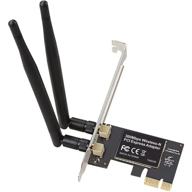 

Desktop PCIe WiFi Card 5G/2.4G Network Adapter Wireless WiFi 300Mbps