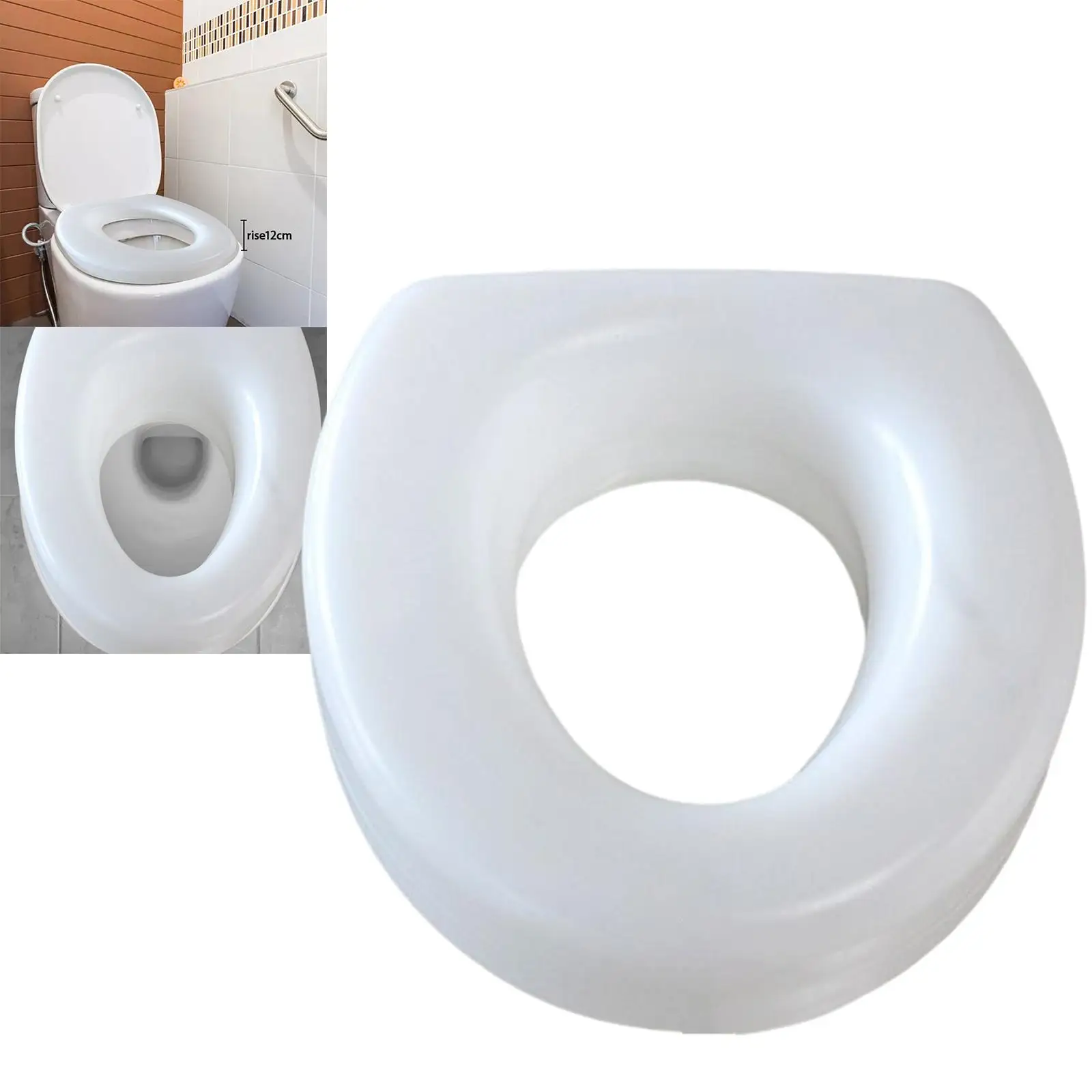 Toilet Seat Riser Suitable for Elderly Disabled Lightweight Easily Disassembled and Cleaned Within Minutes