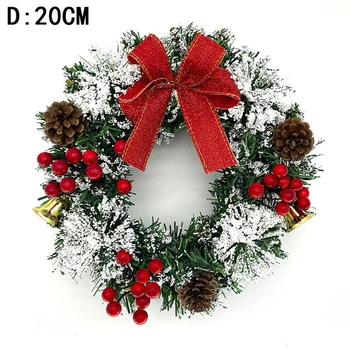 Christmas Wreath Holiday Garlands For The Door Hotel Shopping Mall Decoration Christmas Tree Decoration 2025 Happy New Year