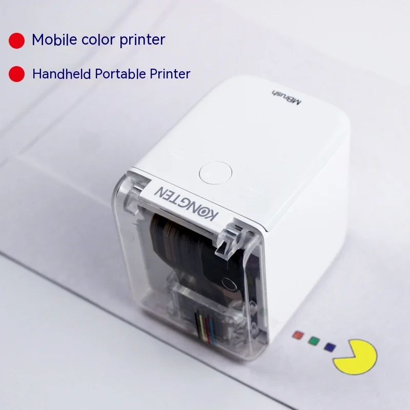 

Mbrush kongten Mbrush Portable Color Printer Wireless Buletooth Handheld Tattoo Logo Inkjet Hd Printing Diy Customized For Yours