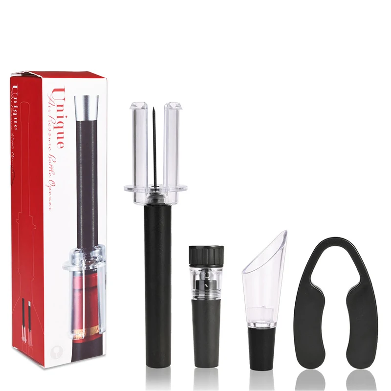 Stainless Steel Air Pump Wine Opener Cork Removal Tool