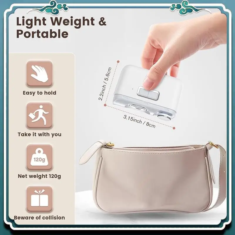 Nail Clipper Suitable For Babies, Children, Adults, And The Elderly, 2-Speed With LED Light