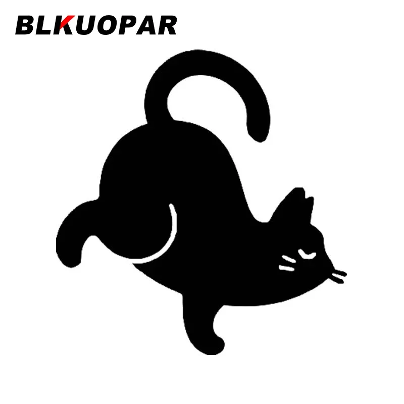 

BLKUOPAR милый беговый Кот автомобиль наклейки смешная фотография доска для серфинга водонепроницаемый Campervan мотоциклетный шлем СОЛНЦЕЗАЩИТНЫЙ