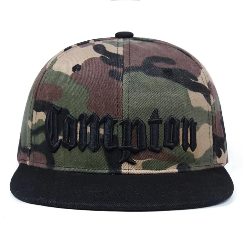 New COMPTON CAP Street Dance Gangster Snapback Hat Hip Hop Headwear for Men Women Adult Outdoor Casual Sun Baseball Cap_voghion.com