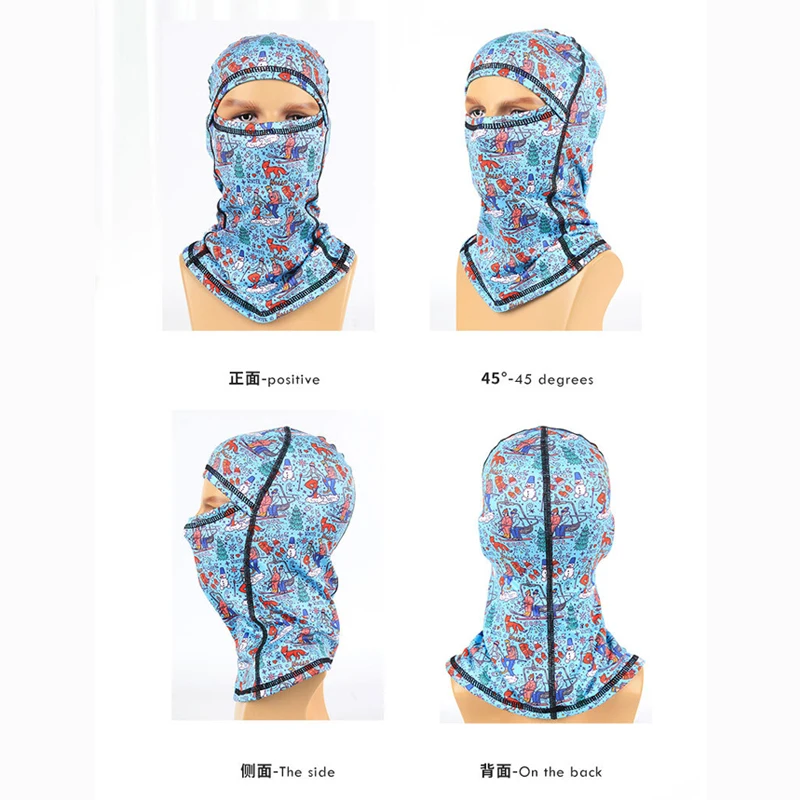 Balaclava Winter Warm Fleece Windproof Skiing Cycling Full Face Mask Hood Hat
