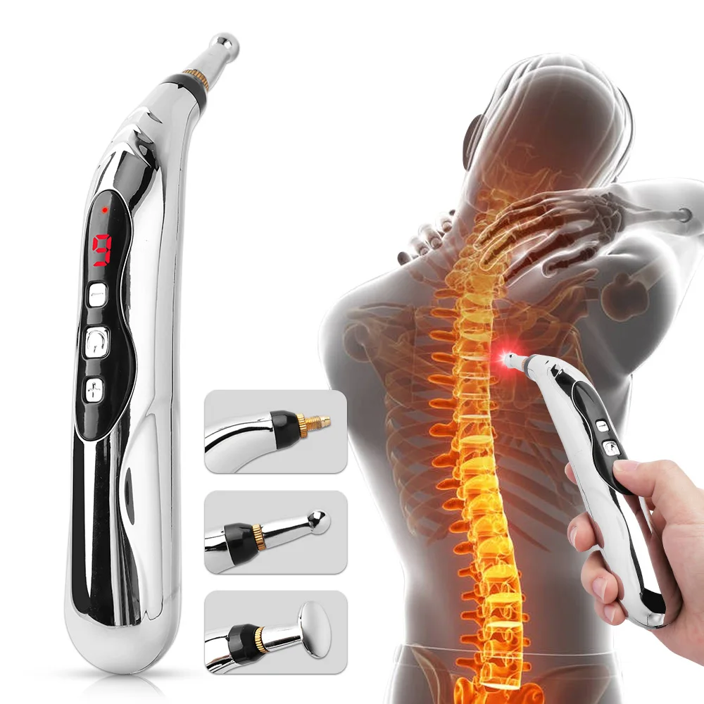 Electronic Acupuncture Pen Therapy Pain Relief Laser Meridian Energy