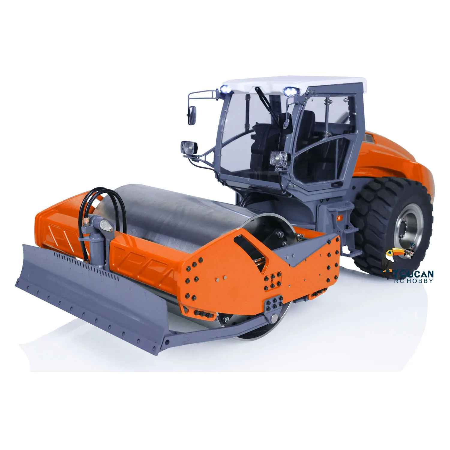 

In Stock LESU RC Hydraulic Road Roller 1/14 Aoue-H13i Metal Electric Engineering Vehicle Light Sound Finished Toy Model TH22705