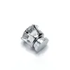 White Black Magnetic Magnet Ear Stud Easy Use Crystal Stone Stud Earrings For Women Men Earrings Clip On No Ear Hole Gift 1 Pair 6