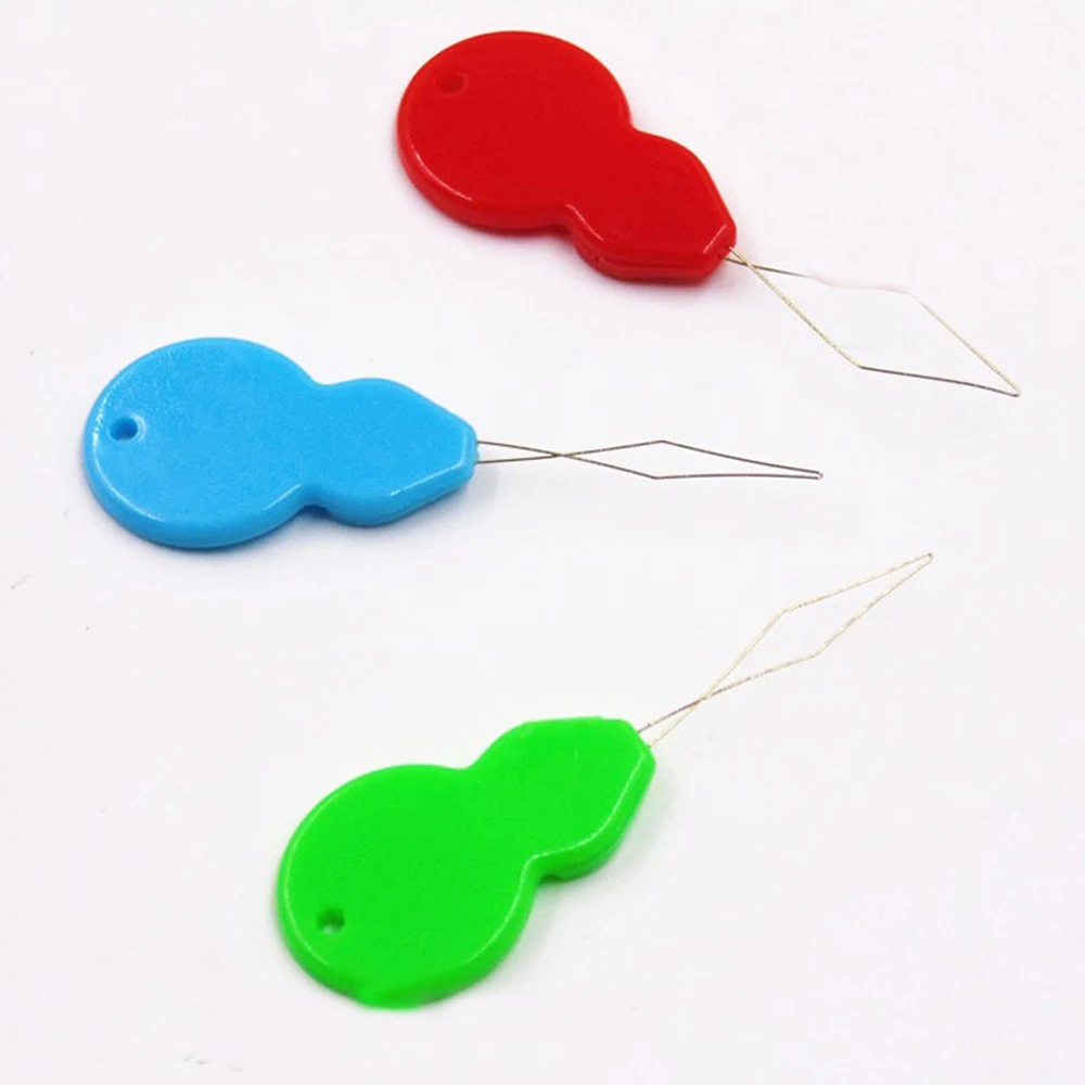 10/50/100pcs New Bow DIY Needle Threader Stitch Insertion Hand Machine Sewing Tool Insertion Tools