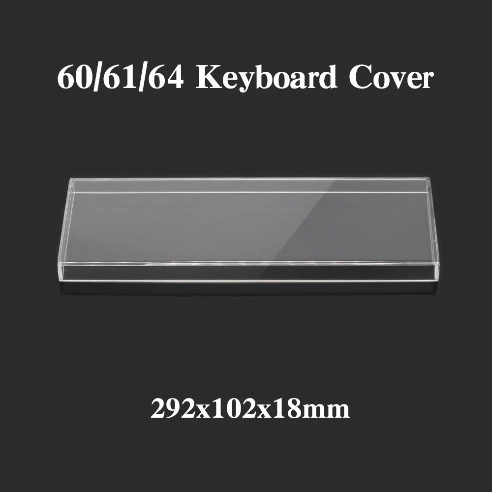 acrílico transparente teclado mecânico capa de poeira chave capa de ar para