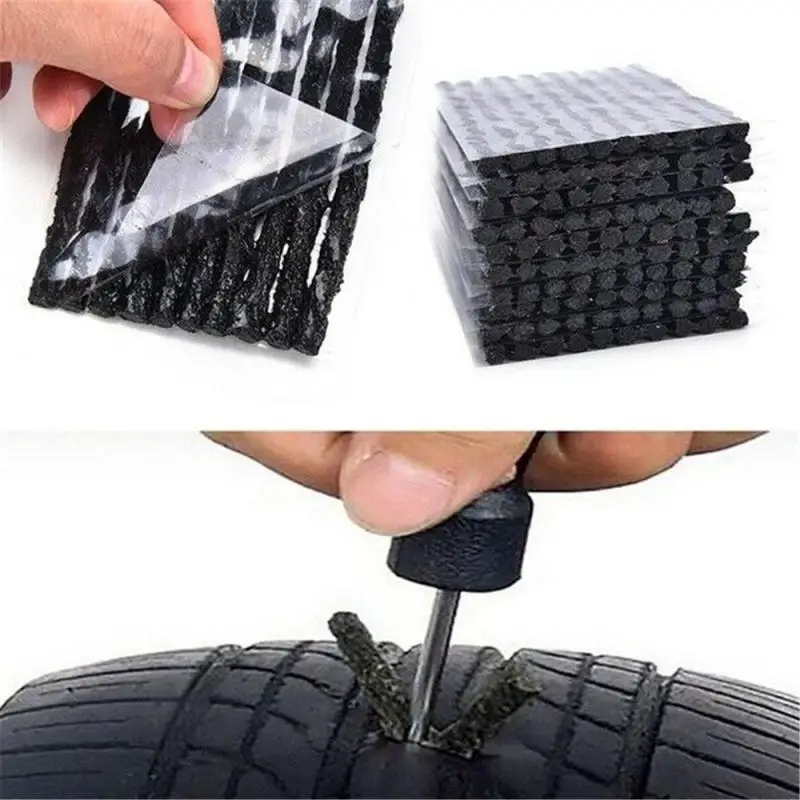 

20/10/5pcs 6mm/3.5mm Tubeless Tire Repair Strips Puncture Repairing Stiring Glue Seals For Auto Car Motorcycle Bike Tyre