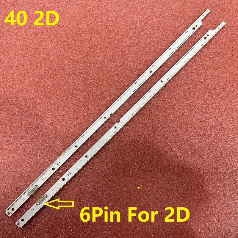 

2pcs LED bar for Samsung UE40ES5537k UE40ES5507 UE40ES6710U UE40ES5500 UA40ES6100 UE40ES6800 UE40ES5507 UE40ES6710 UE40ES5500K