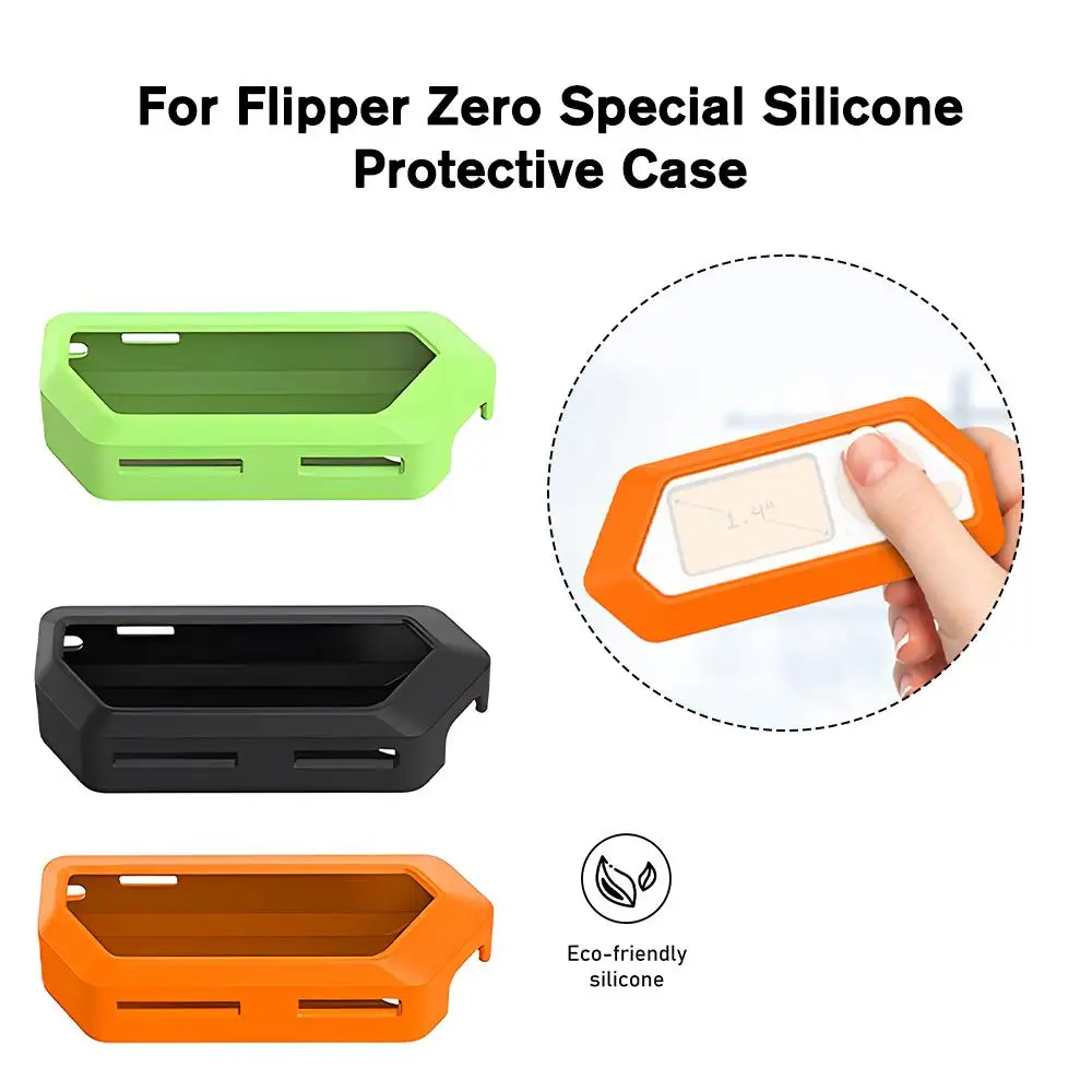 Cover Protettiva In Silicone Per Flipper Zero Console Di Gioco Antiscivolo Per Flipper Zero Game Housing Accessori I0H9
