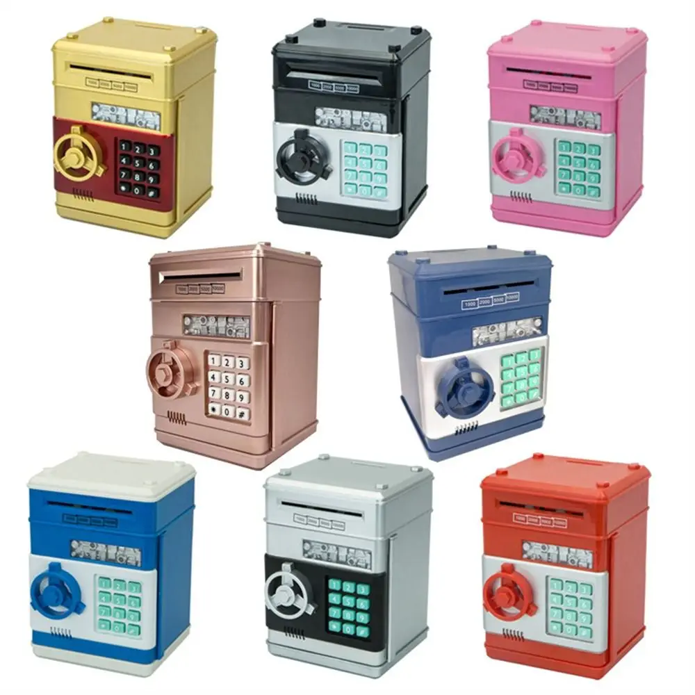 

Automatic Deposit Automatic Safe Box Password ATM Machine Money Box Electronic Piggy Bank Piggy Bank Cash Saving Box