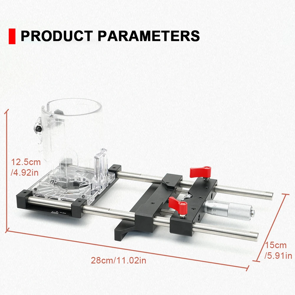 Trimming Machine Guide Rail Fine Tuning Straight-Line Guide Rail Aluminum Alloy Edges Trimming Guiding Ruler for 65mm Trimmer