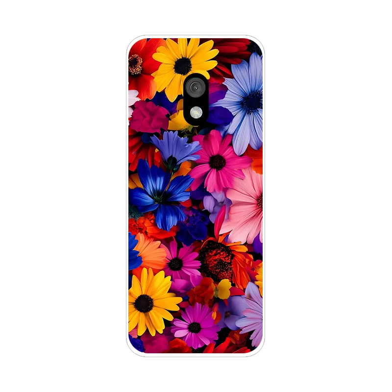 Floral Marble Shockproof TPU Phone Case with Fashionable Bumper Design