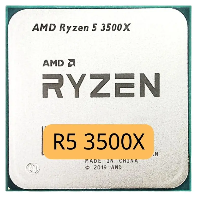 Amd Ryzen 5 3500X R5 3500X 3.6Ghz Processore Cpu A Sei Thread A Sei Core 7Nm 65W L3 = 32M 100-000000158 Socket Am4