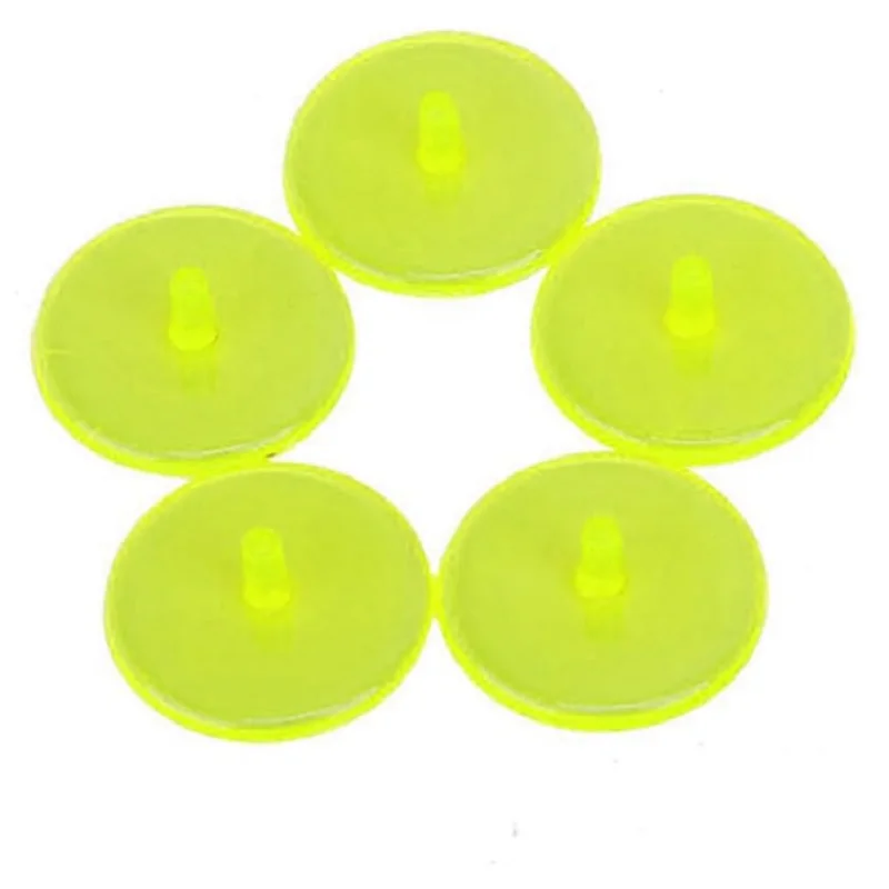 200pcs 24mm Golf Markers Golf Tee Markers Plastic Ball Spot Tool Yellow Spot Marker Marker Position