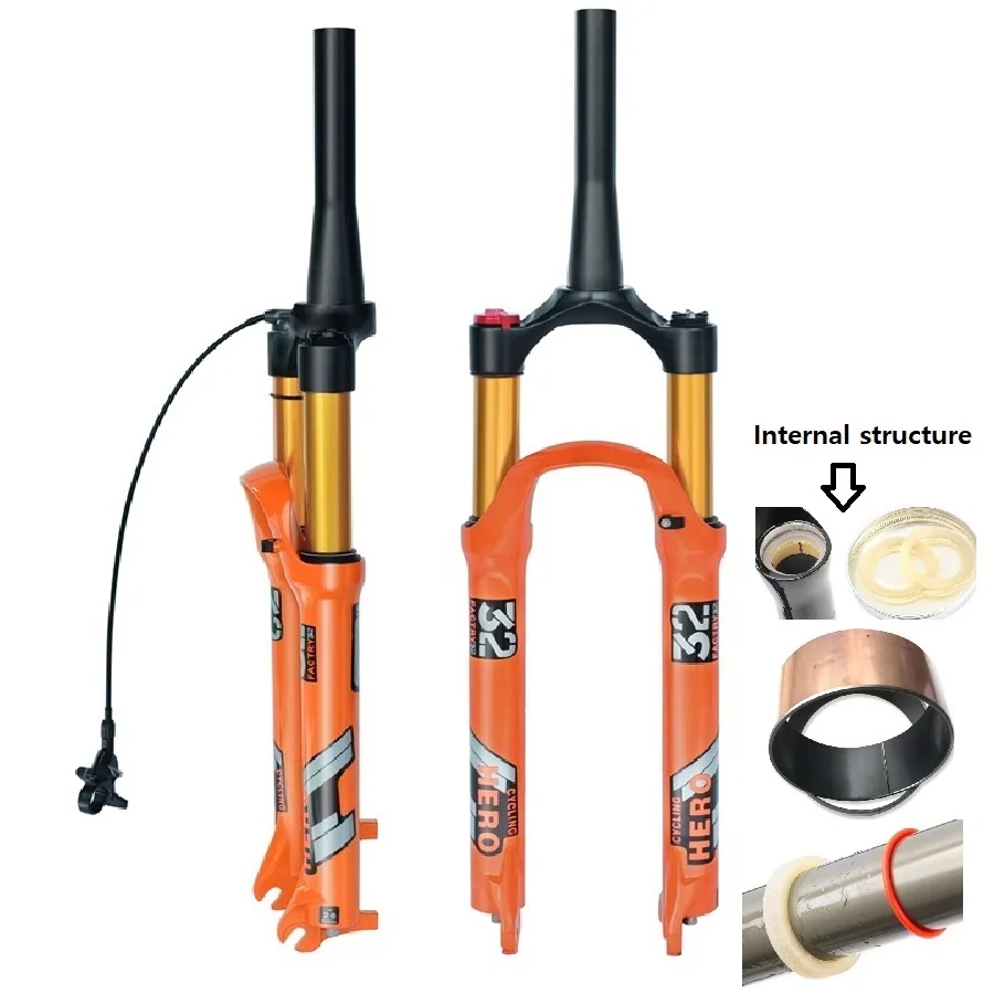 26/27.5/29Inch MTB Bicycle Front Suspension Air Fork Shock