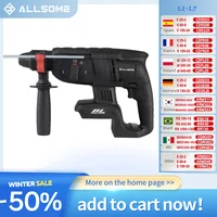 ALLSOME 21V Brushless Cordless 1/2 in. SDS-PLUS Type Rotary Hammer - Tool Only 1
