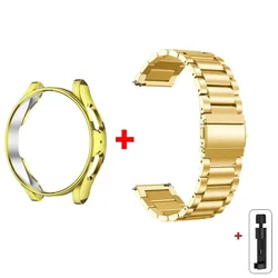 Stainless Steel Bracelet Band and Case for Smartwatch - Enhanced Stylish Strap (GG)