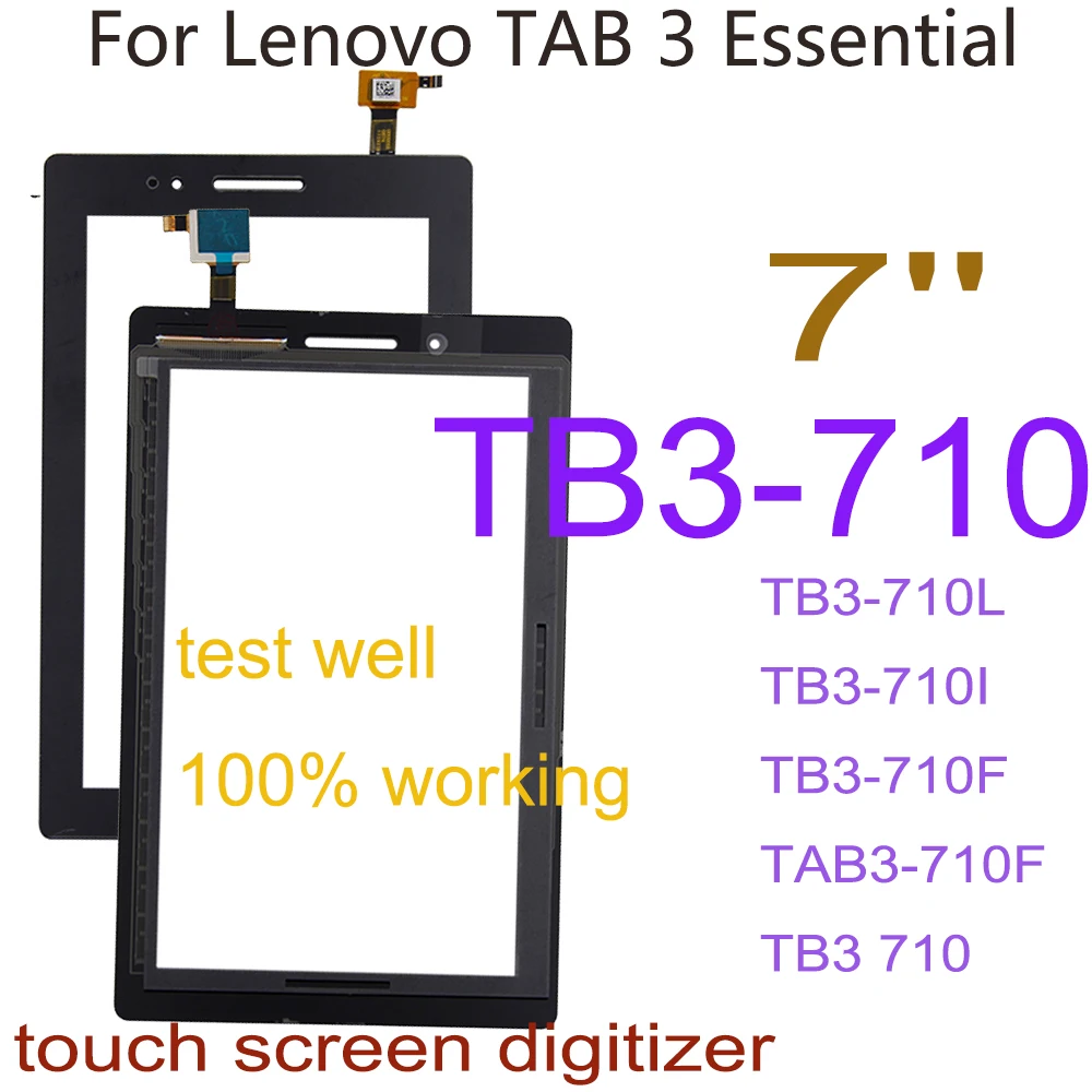 

7‘’ lcd For Lenovo TAB 3 Essential TB3-710L TB3-710I TB3-710F TAB3-710F TAB3 710 Touch Screen Digitizer Panel Glass Sensor +Tool