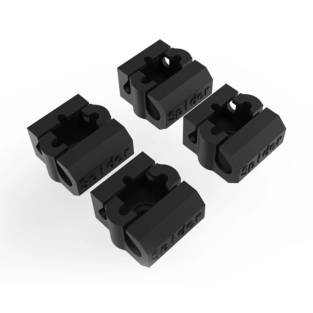 오리지널 실리콘 양말 슬리브 커버, Creality Spider V2/V3 고온 및 고유량 핫엔드 히트 블록, 4 개