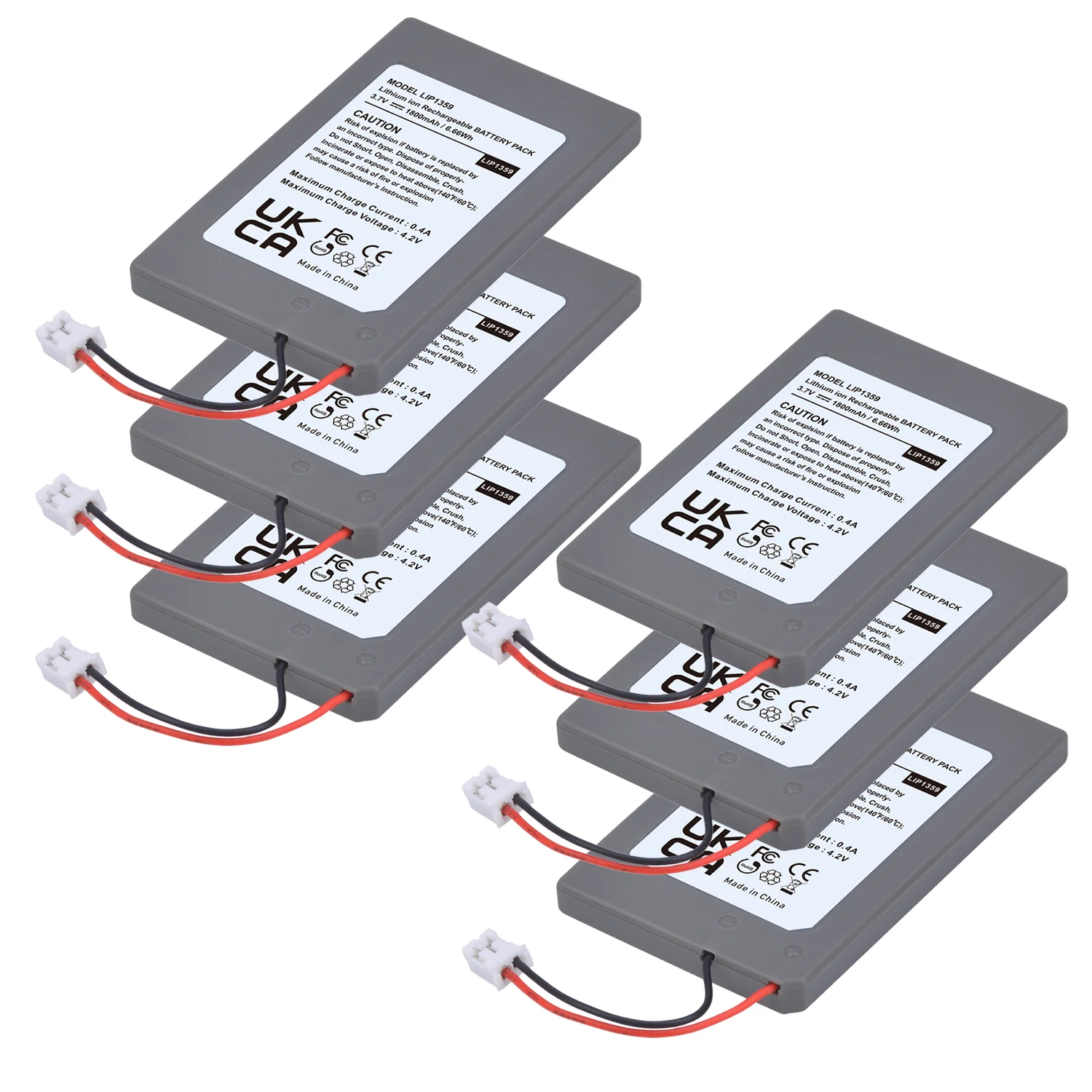 High-Capacity 1800mAh Replacement Battery for Playstation 3 Controllers