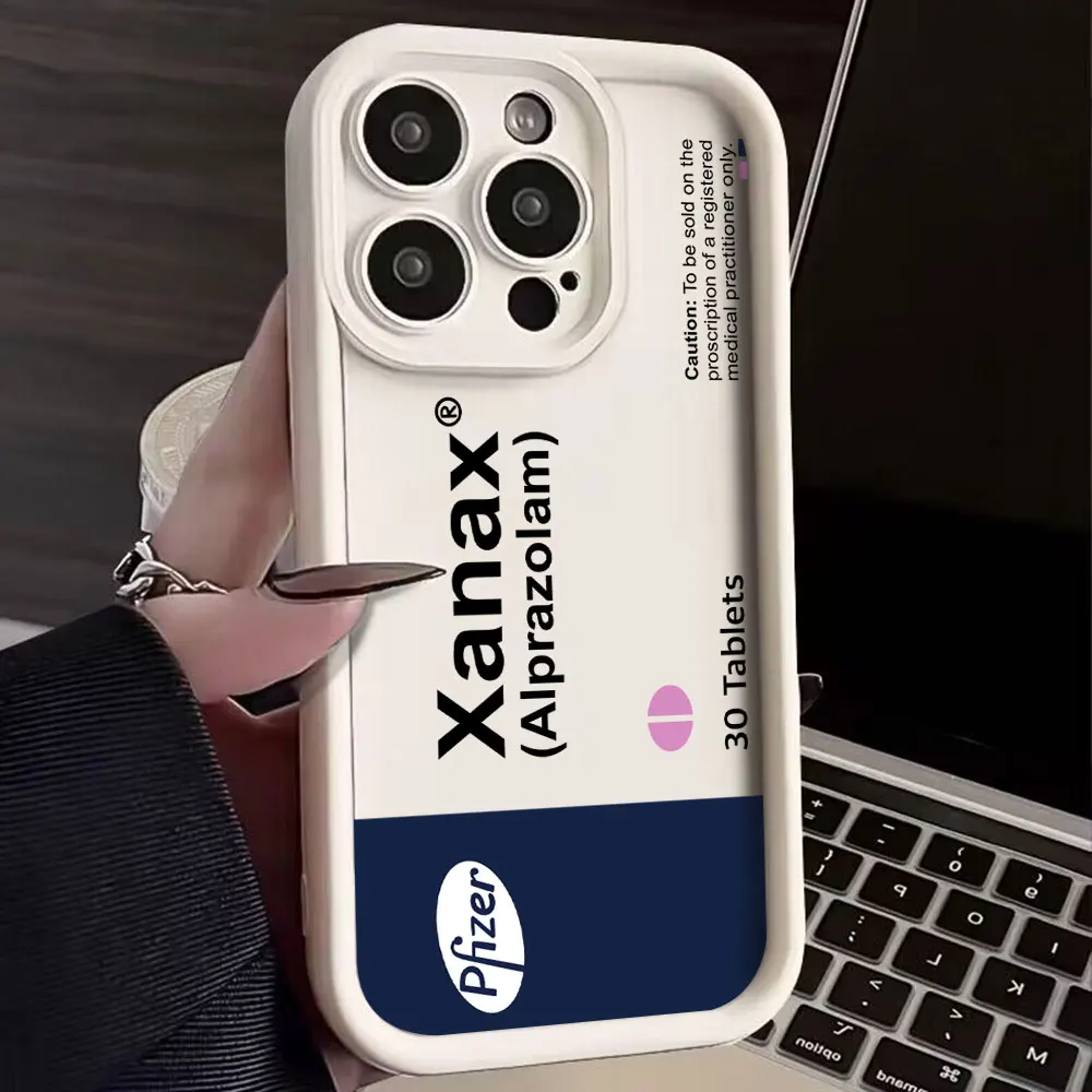 XANAX Chill Pill Soft Silicone TPU Phone Case