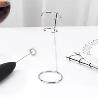 Egg Beater Stand Steel Coffee Rack Mixer Beater Milk Egg Whisk Holder Handheld Blender Support Stand 1