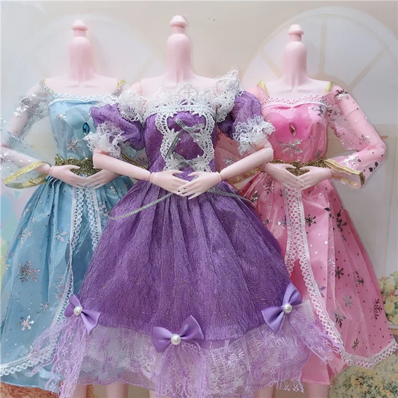 

Fashion Doll Clothes for 60cm Bjd Doll Change Dress Fairy Princess Wedding Dress Suit Diy Girl Toys Dress Up Doll Accessories