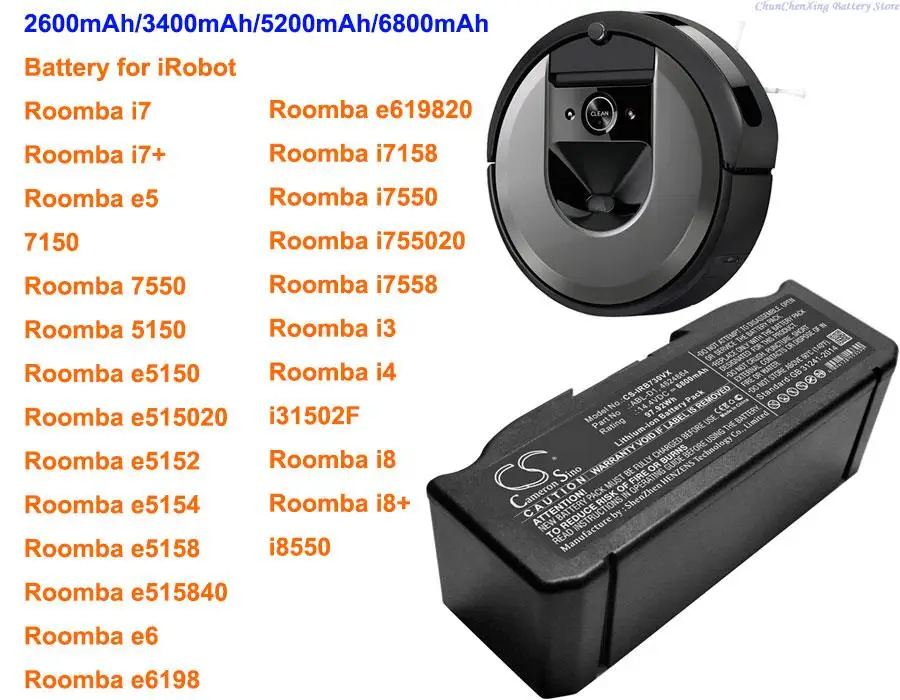 Cameron Sino 2600mah/3400mah/5200mah 