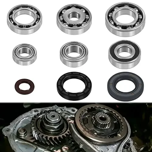 ChuangQian Gearbox Bearing Oil Seal Repair Rebuild Kit for Suzuki Ignis 1.3/4x4 2000-2006 & Swift 1.3/4x4 INJ 2003-2010 (9 Pcs)