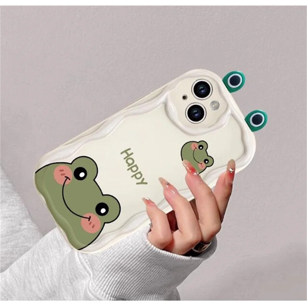 Adorable 3D Animal Ears Soft Wave Case Cover