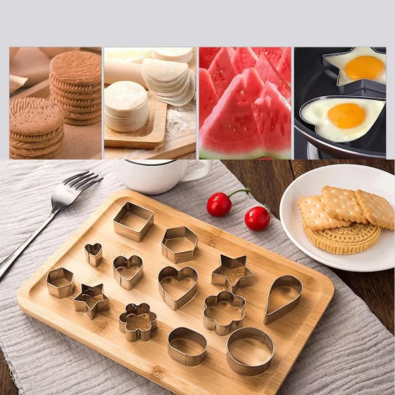 Stainless Steel Cookie Cutter Set 4
