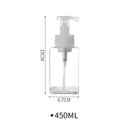 Portable Foaming Soap and Shampoo Dispenser Bottle - 250/400ml Bathroom Accessory (400 ml)