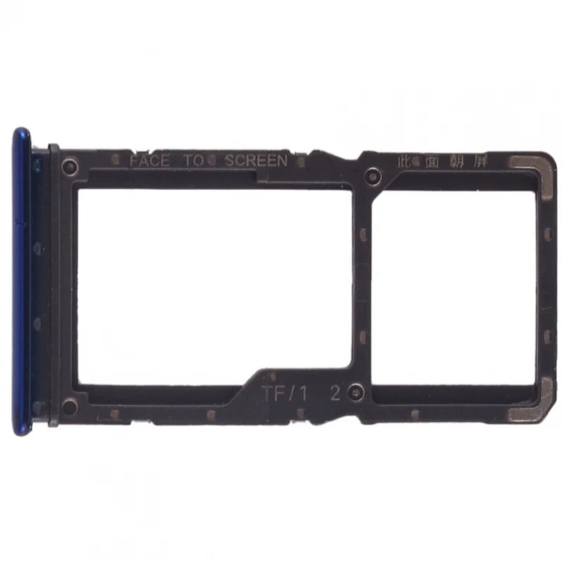 Vassoio Sim Per Xiaomi Redmi Note 7/7 Pro Adattatore Micro Sd Card Blue # Xiaomi Redmi Note 7 (Muslimah, M1901F7C, Muslimate, Muslimate, Muslimate) # 