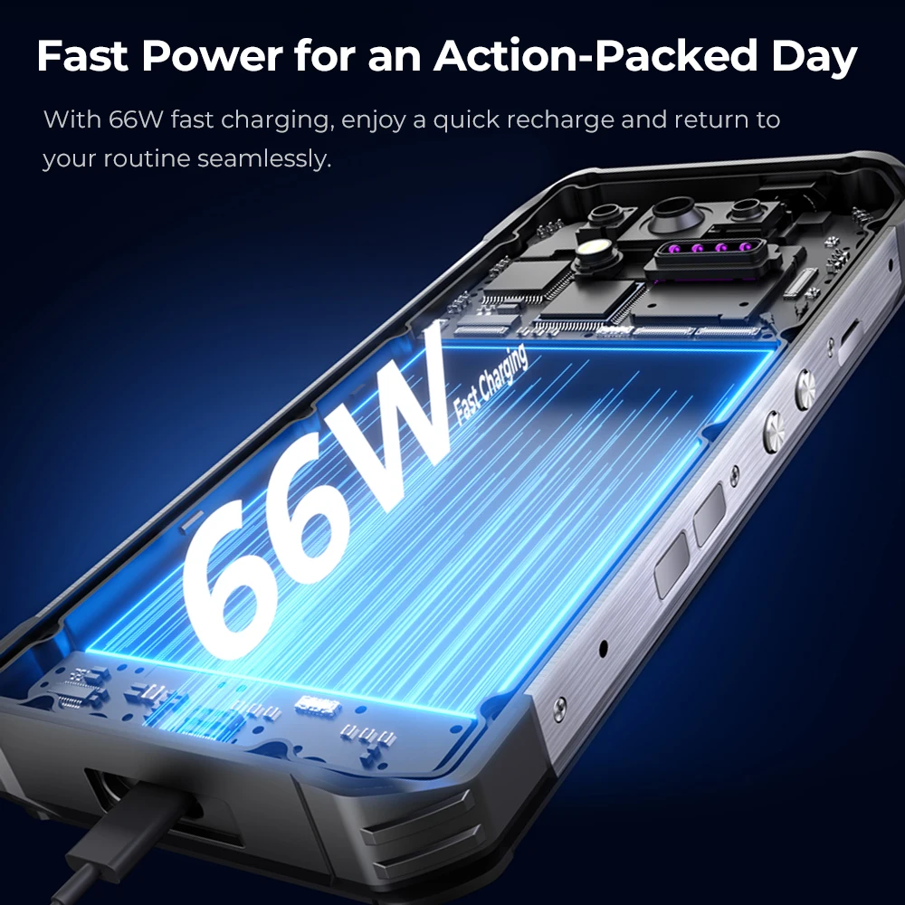 【World premiere】Oukitel WP100 Rugged Phone 33000mAh Built-in Laser Rangefinder 200MP Camera smart phone CellPhone - Image 6