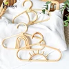 Rattan Hanger Handmade Rattan Coat Rack for Kids Adult Coat Rack Garments Organizer Dress 's Hanger Wall Hooks Children's Hanger 1