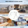 X-Shape Foldable Stainless Steel Drying Rack,Indoor Outdoor Universal Clothes Rack,Drying Clothes and Quilts,Storage Organizer 5