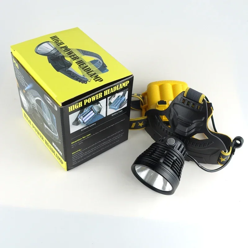 캠핑 낚시에 더 나은 3개의 18650 배터리가 포함된 P70 LED Cree 슈퍼 브라이트 헤드라이트가 포함된 장거리 야외 헤드램프