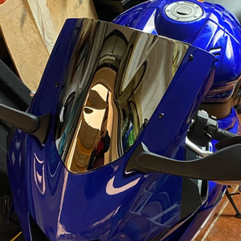 Windshield For Yamaha YZF R6 600 R7 700 YZFR6 YZFR7 2017-2022 Double Bubble WindScreen Motorcycle Accessories Fairing Deflector