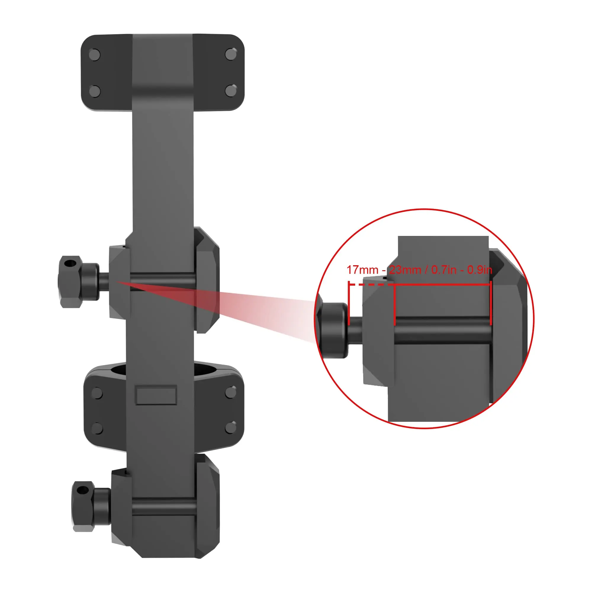 X-Accu 30Mm One-Piece Extended Picatinny AR Mount 0/20 Moa Type Ar Platform Tactical Picatinny Mount