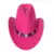 Cowboy Hat for Men Women Felt Wide Brim Cowgirl Hat with Strap 17