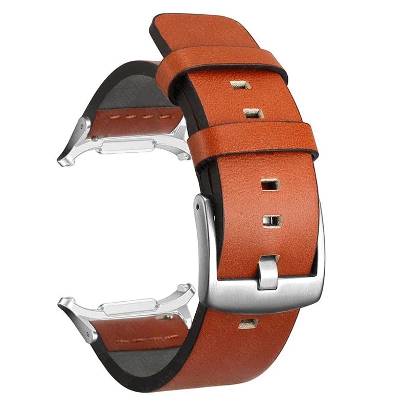 Premium Leather Strap for Business - No Gaps Design, 47mm Wristband Bracelet
