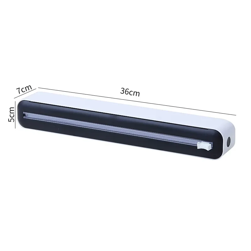 Cling Film Cutter Plastic Wrap Dispenser Cutter Slider Stretch Film Cutter for Dia 4cm Length 15-30cm Cling Film Aluminium Foil