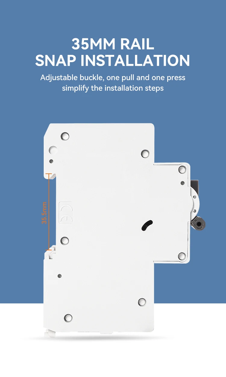 ETEK Type AC RCBO Residual Automatic Circuit Breaker 10KA 2P 4P 16A 25A 40A 63A