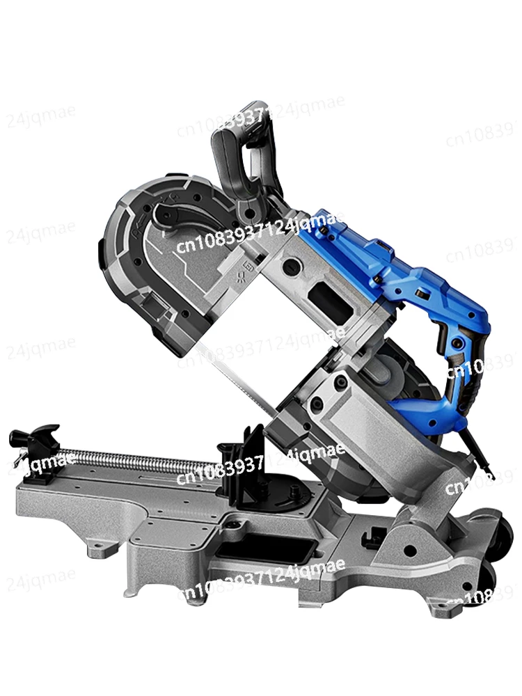 

Household Woodworking Steel and Metal Cutting Saw Machine, 110 Band Saw Machine, Small Non Fully Automatic Handheld Band Saw