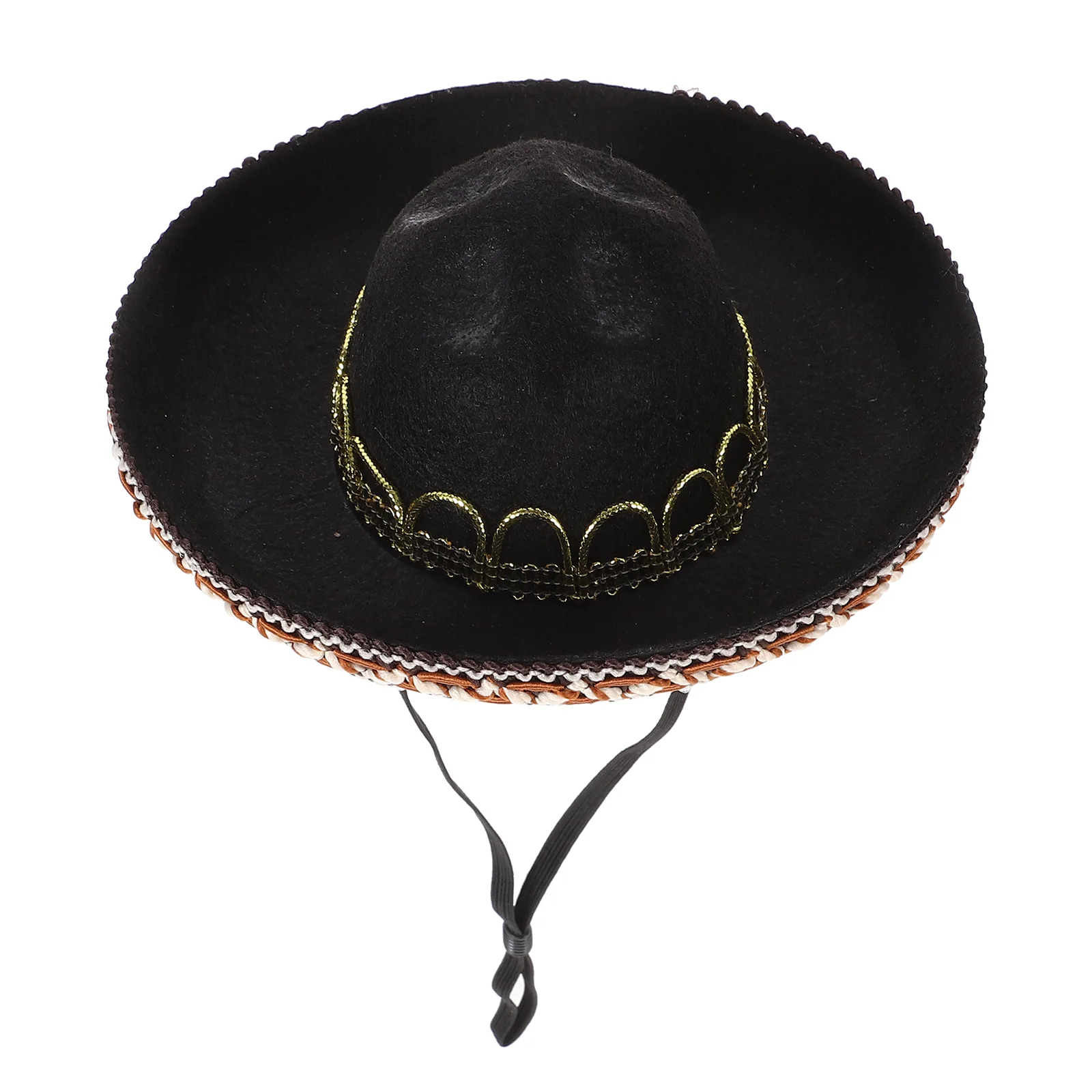 

Детское украшение на день рождения для девочек, Мексиканский костюм для собаки, очаровательные шляпы из фетра