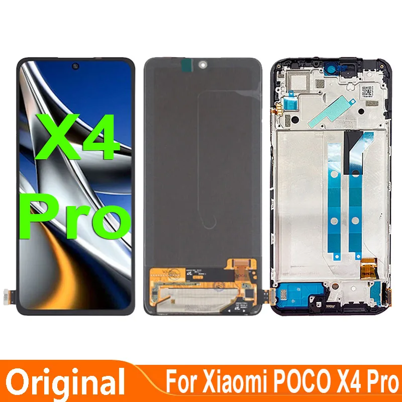 

6.67" Original AMOLED For Xiaomi POCO X4 Pro 5G LCD Display Touch Screen Digitizer Assembly For POCO X4Pro 5G LCD Accessories